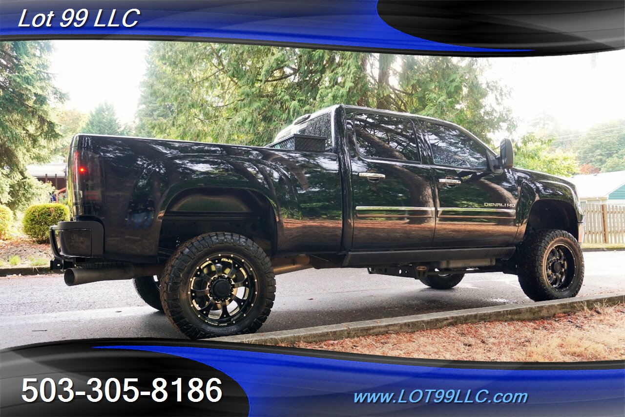 2014 GMC Sierra 2500HD Denali 4x4 6.6L Duramax Diesel Heated AC Leather  Seats Moon Roof GPS LIFTED Black 20 Wheels Newer Tires - Photo 9 - Milwaukie, OR 97267