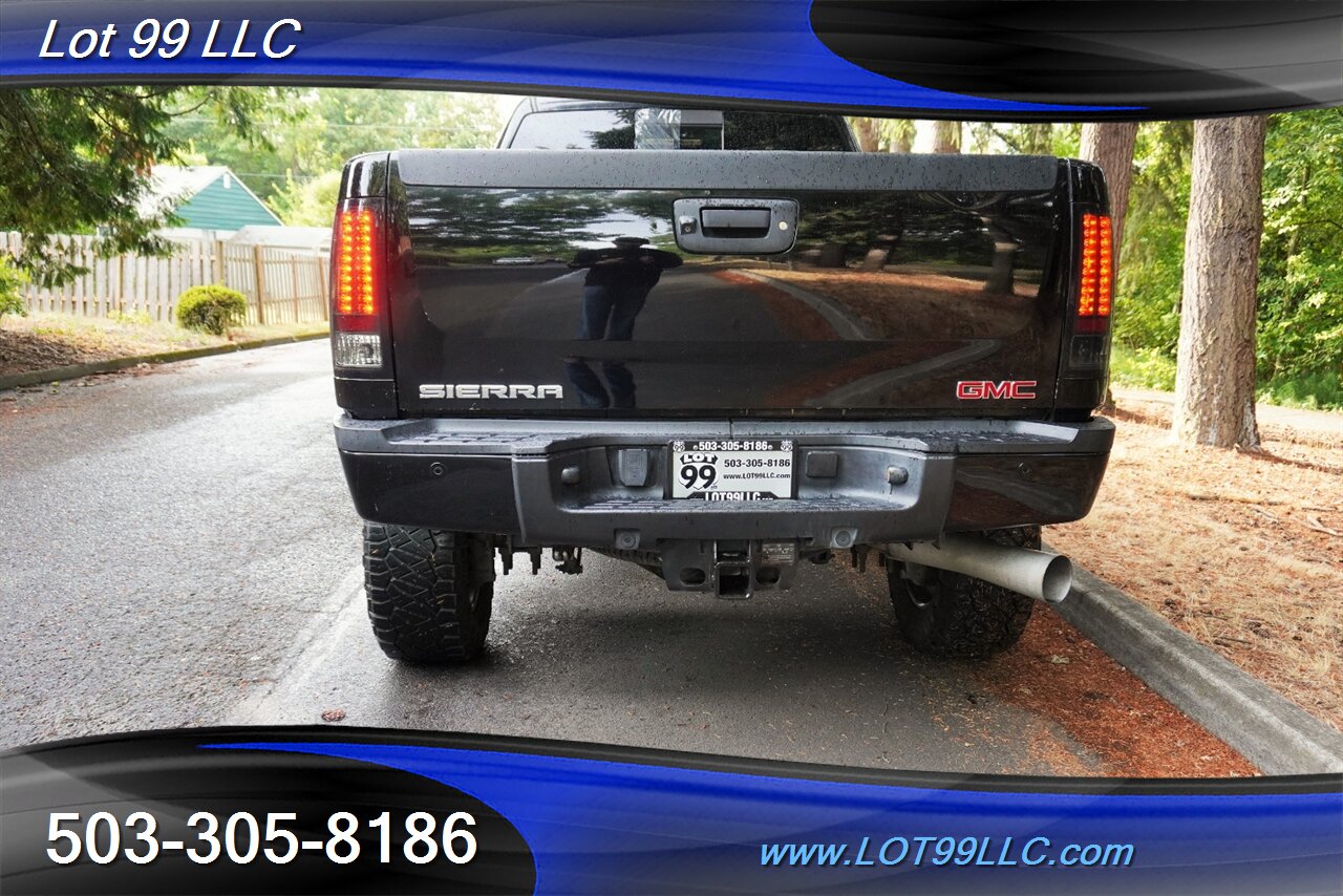 2014 GMC Sierra 2500HD Denali 4x4 6.6L Duramax Diesel Heated AC Leather  Seats Moon Roof GPS LIFTED Black 20 Wheels Newer Tires - Photo 11 - Milwaukie, OR 97267