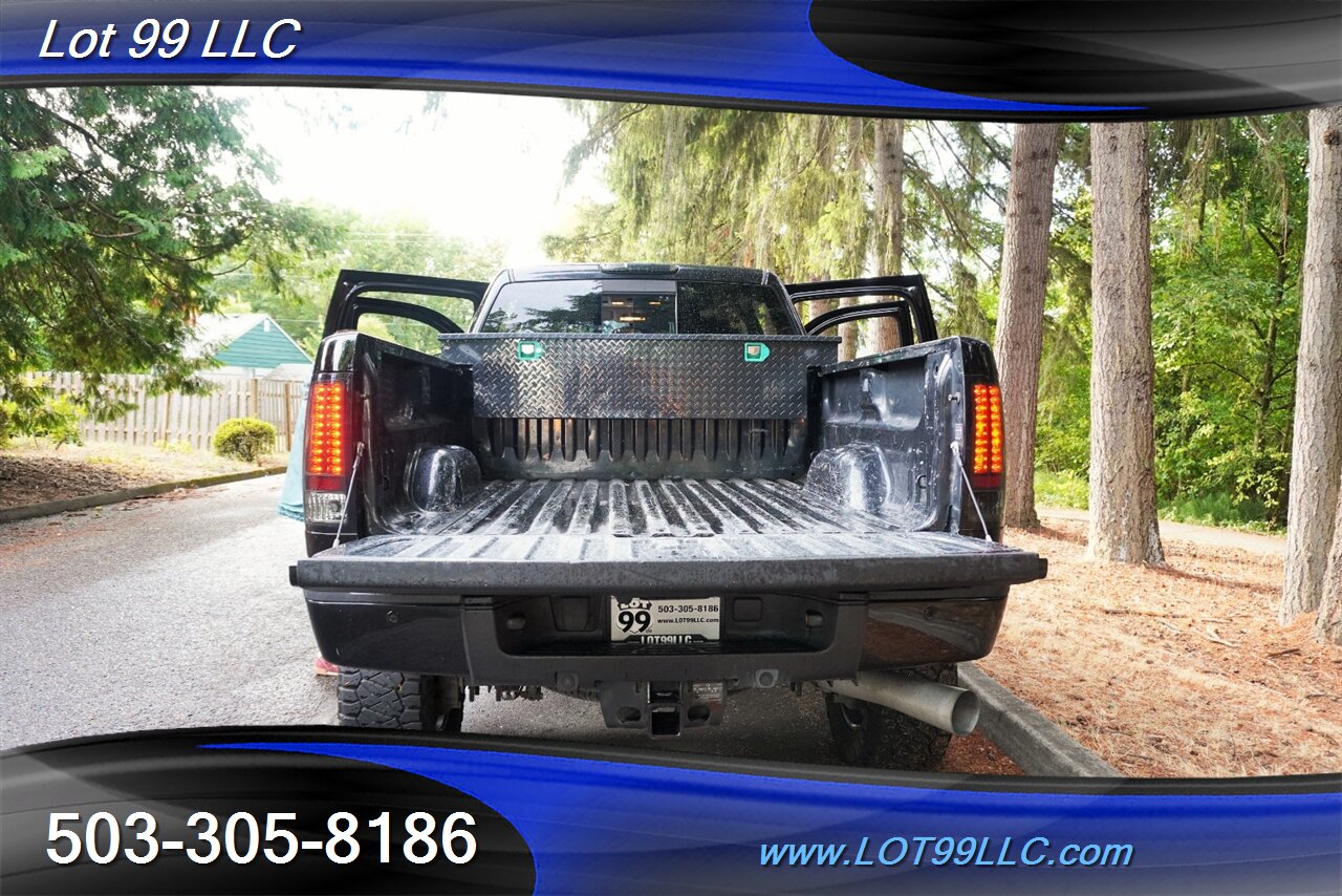 2014 GMC Sierra 2500HD Denali 4x4 6.6L Duramax Diesel Heated AC Leather  Seats Moon Roof GPS LIFTED Black 20 Wheels Newer Tires - Photo 32 - Milwaukie, OR 97267