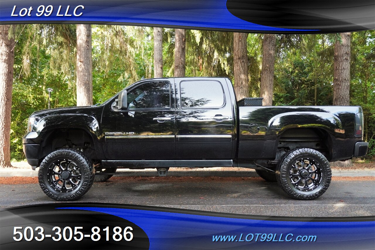 2014 GMC Sierra 2500HD Denali 4x4 6.6L Duramax Diesel Heated AC Leather  Seats Moon Roof GPS LIFTED Black 20 Wheels Newer Tires - Photo 1 - Milwaukie, OR 97267