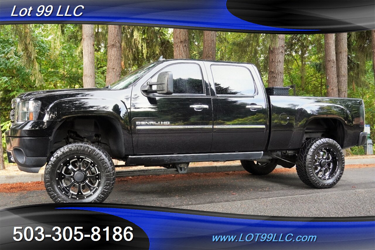 2014 GMC Sierra 2500HD Denali 4x4 6.6L Duramax Diesel Heated AC Leather  Seats Moon Roof GPS LIFTED Black 20 Wheels Newer Tires - Photo 5 - Milwaukie, OR 97267