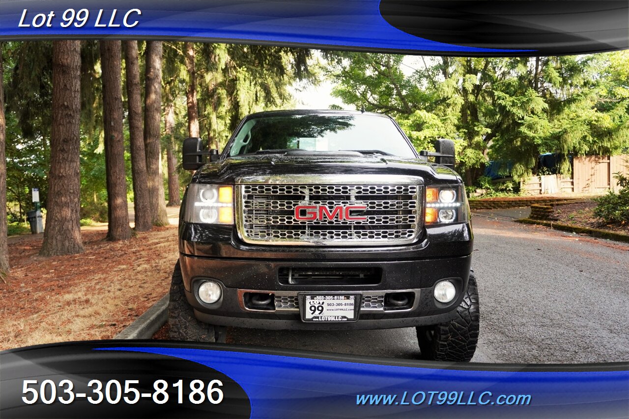 2014 GMC Sierra 2500HD Denali 4x4 6.6L Duramax Diesel Heated AC Leather  Seats Moon Roof GPS LIFTED Black 20 Wheels Newer Tires - Photo 6 - Milwaukie, OR 97267