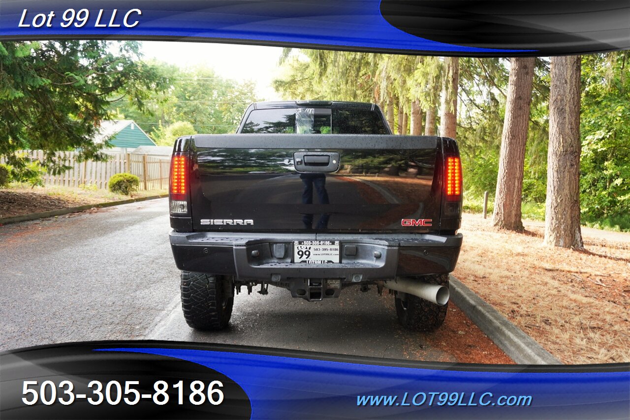 2014 GMC Sierra 2500HD Denali 4x4 6.6L Duramax Diesel Heated AC Leather  Seats Moon Roof GPS LIFTED Black 20 Wheels Newer Tires - Photo 10 - Milwaukie, OR 97267