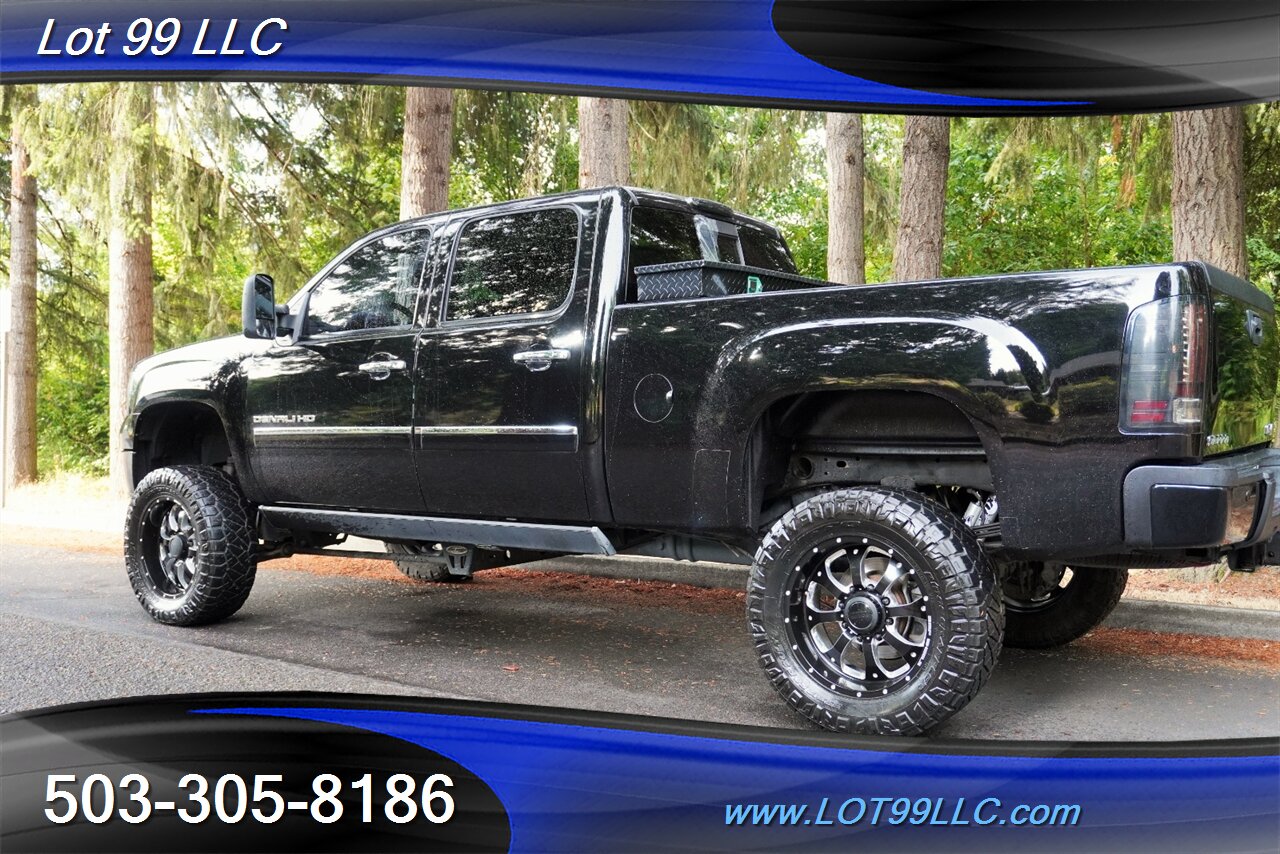 2014 GMC Sierra 2500HD Denali 4x4 6.6L Duramax Diesel Heated AC Leather  Seats Moon Roof GPS LIFTED Black 20 Wheels Newer Tires - Photo 12 - Milwaukie, OR 97267