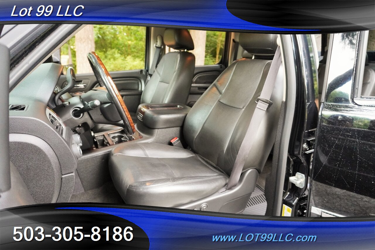 2014 GMC Sierra 2500HD Denali 4x4 6.6L Duramax Diesel Heated AC Leather  Seats Moon Roof GPS LIFTED Black 20 Wheels Newer Tires - Photo 2 - Milwaukie, OR 97267