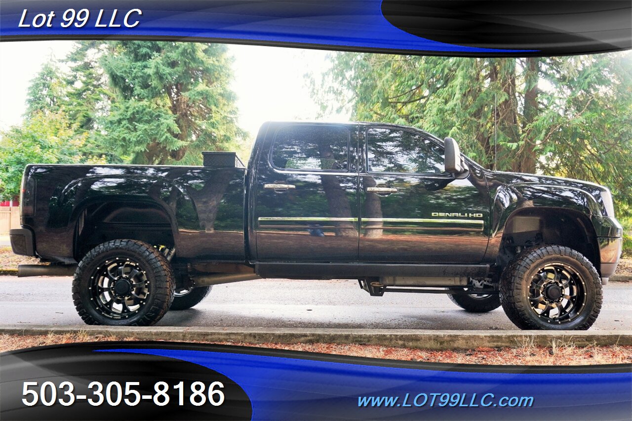 2014 GMC Sierra 2500HD Denali 4x4 6.6L Duramax Diesel Heated AC Leather  Seats Moon Roof GPS LIFTED Black 20 Wheels Newer Tires - Photo 8 - Milwaukie, OR 97267