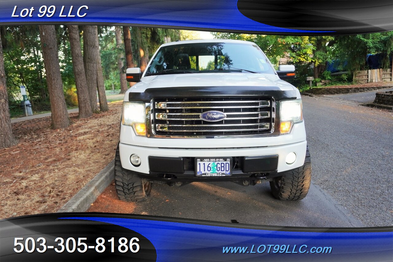 2010 Ford F-150 Larait 4x4 FX4 V8 5.4L Automatic Heated AC Leather Seats GPS Moon Roof LIFTED CHROME Wheels Newer Tires - Photo 6 - Milwaukie, OR 97267