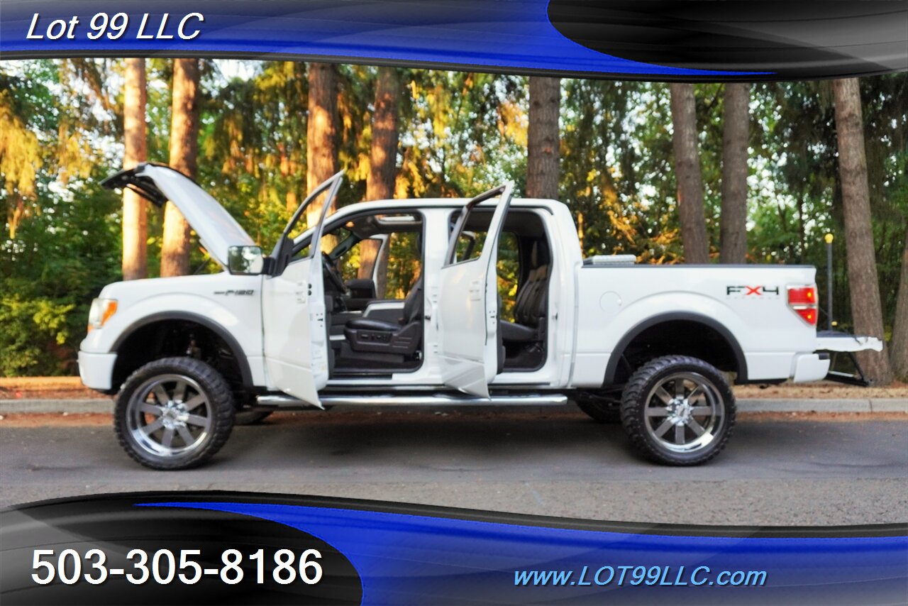 2010 Ford F-150 Larait 4x4 FX4 V8 5.4L Automatic Heated AC Leather Seats GPS Moon Roof LIFTED CHROME Wheels Newer Tires - Photo 25 - Milwaukie, OR 97267