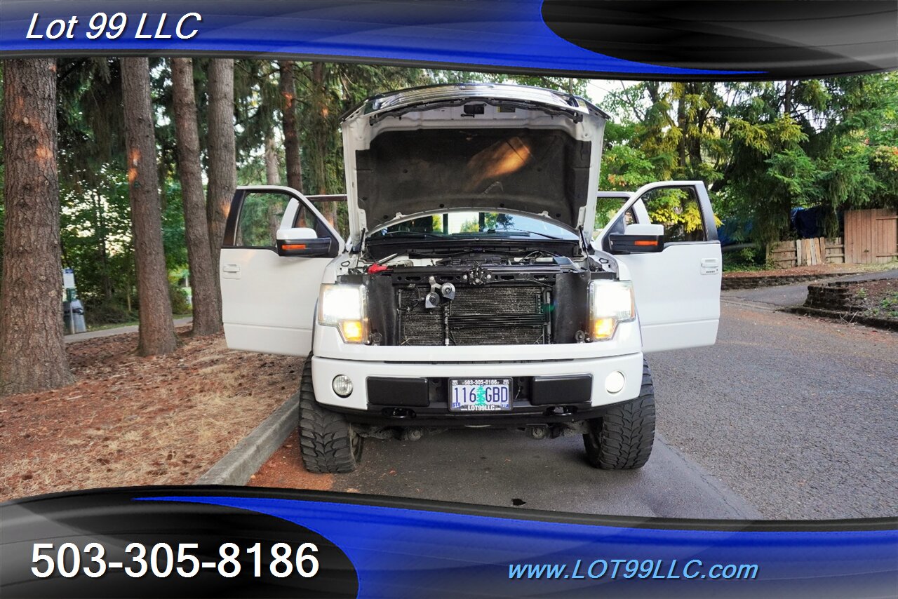 2010 Ford F-150 Larait 4x4 FX4 V8 5.4L Automatic Heated AC Leather Seats GPS Moon Roof LIFTED CHROME Wheels Newer Tires - Photo 26 - Milwaukie, OR 97267