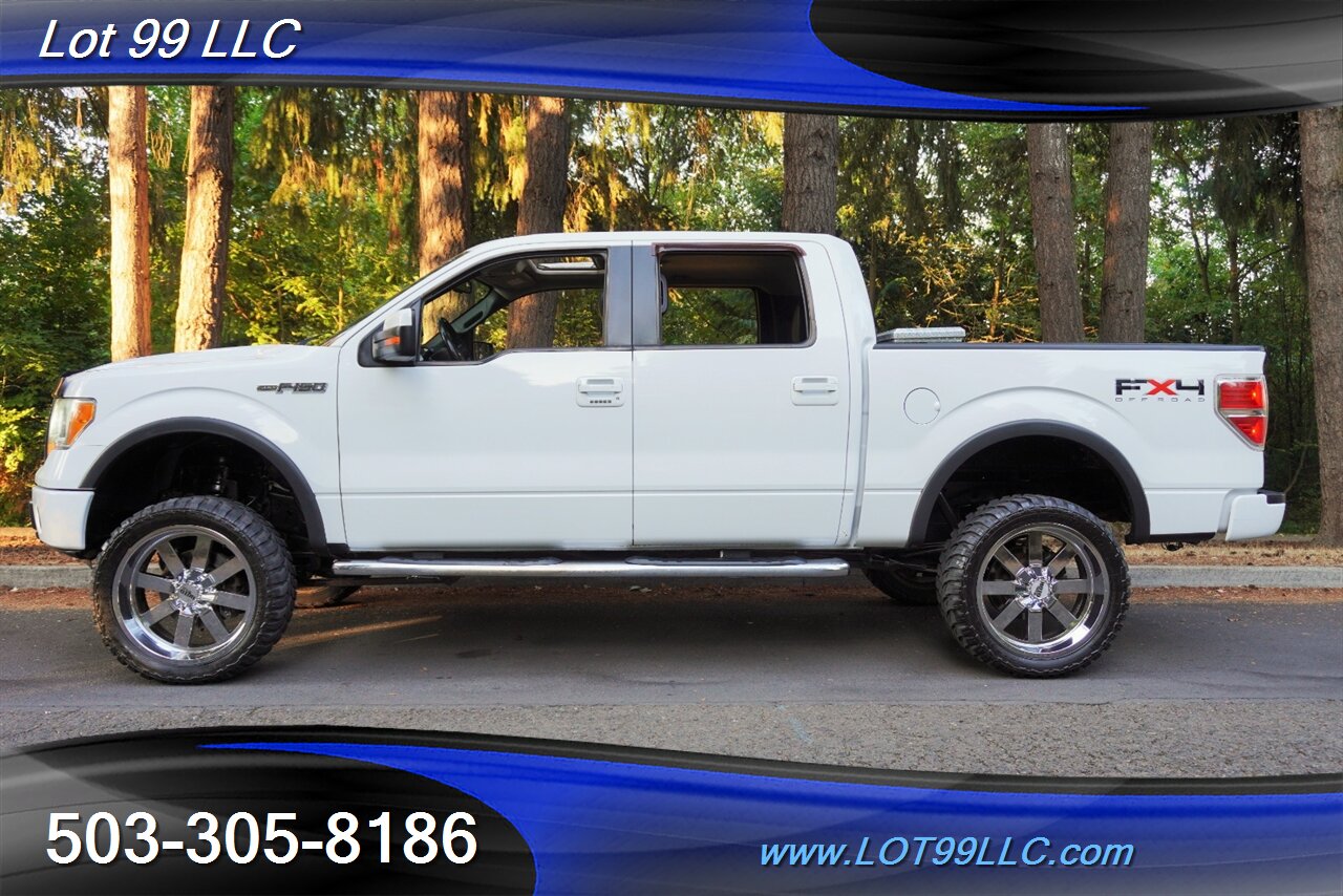 2010 Ford F-150 Larait 4x4 FX4 V8 5.4L Automatic Heated AC Leather Seats GPS Moon Roof LIFTED CHROME Wheels Newer Tires - Photo 1 - Milwaukie, OR 97267