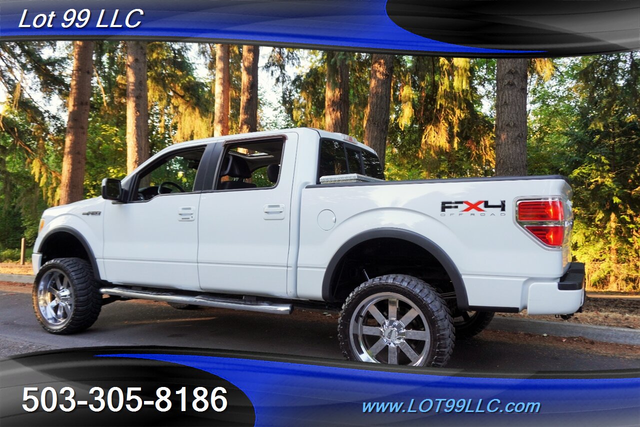 2010 Ford F-150 Larait 4x4 FX4 V8 5.4L Automatic Heated AC Leather Seats GPS Moon Roof LIFTED CHROME Wheels Newer Tires - Photo 8 - Milwaukie, OR 97267
