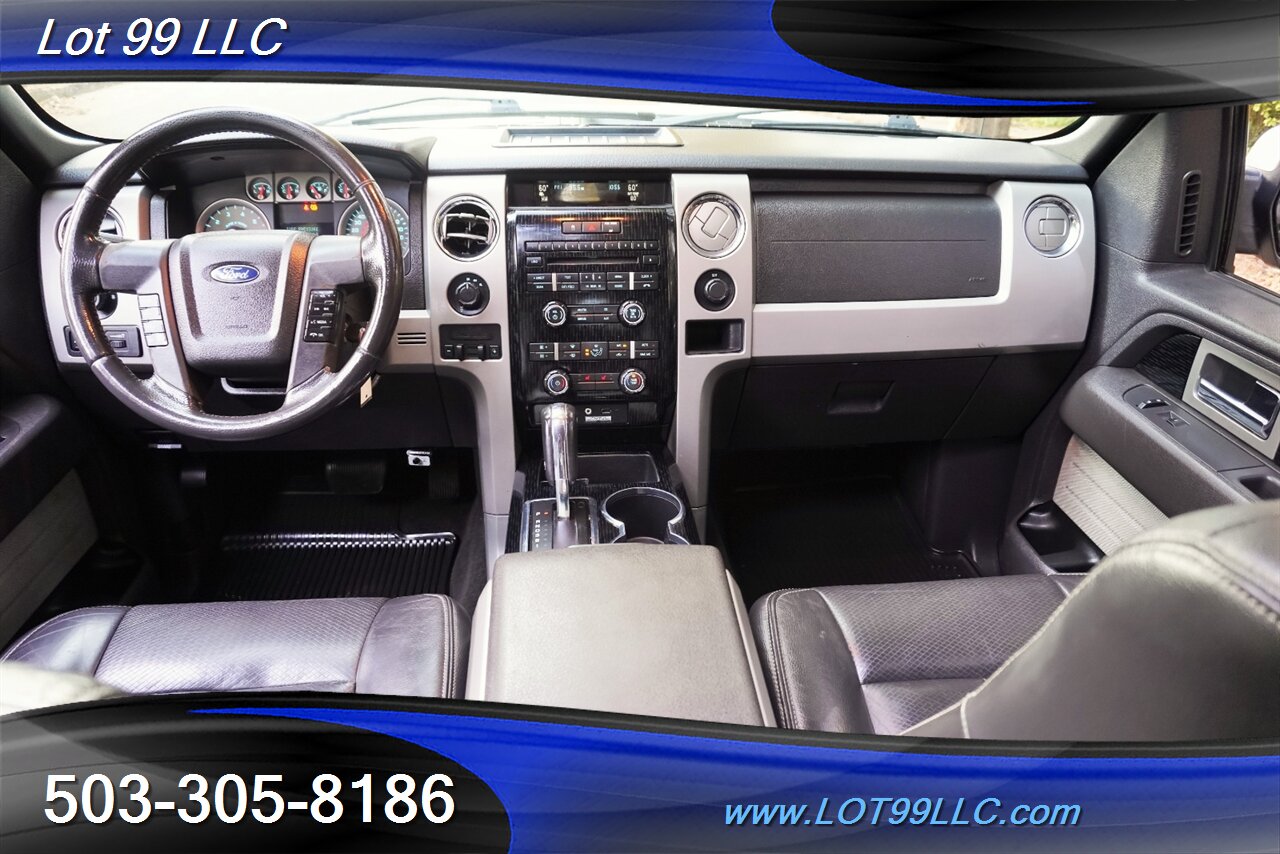 2010 Ford F-150 Larait 4x4 FX4 V8 5.4L Automatic Heated AC Leather Seats GPS Moon Roof LIFTED CHROME Wheels Newer Tires - Photo 2 - Milwaukie, OR 97267