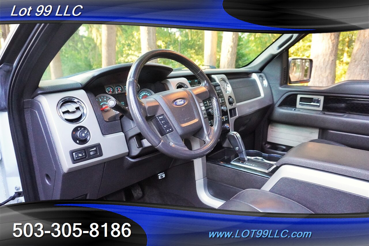2010 Ford F-150 Larait 4x4 FX4 V8 5.4L Automatic Heated AC Leather Seats GPS Moon Roof LIFTED CHROME Wheels Newer Tires - Photo 9 - Milwaukie, OR 97267