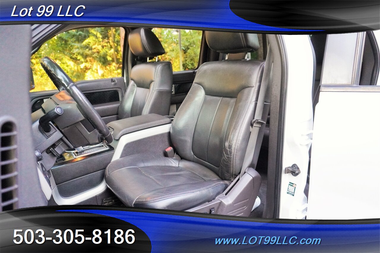 2010 Ford F-150 Larait 4x4 FX4 V8 5.4L Automatic Heated AC Leather Seats GPS Moon Roof LIFTED CHROME Wheels Newer Tires - Photo 10 - Milwaukie, OR 97267