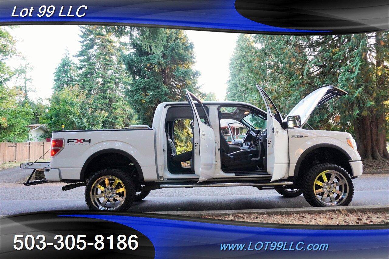 2010 Ford F-150 Larait 4x4 FX4 V8 5.4L Automatic Heated AC Leather Seats GPS Moon Roof LIFTED CHROME Wheels Newer Tires - Photo 27 - Milwaukie, OR 97267