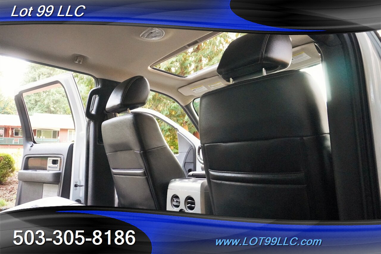 2010 Ford F-150 Larait 4x4 FX4 V8 5.4L Automatic Heated AC Leather Seats GPS Moon Roof LIFTED CHROME Wheels Newer Tires - Photo 16 - Milwaukie, OR 97267