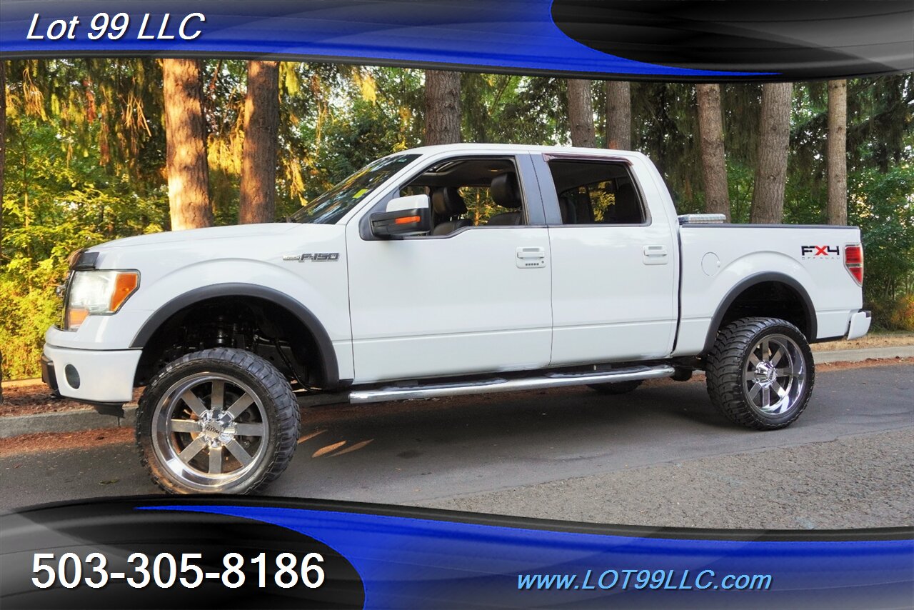 2010 Ford F-150 Larait 4x4 FX4 V8 5.4L Automatic Heated AC Leather Seats GPS Moon Roof LIFTED CHROME Wheels Newer Tires - Photo 5 - Milwaukie, OR 97267