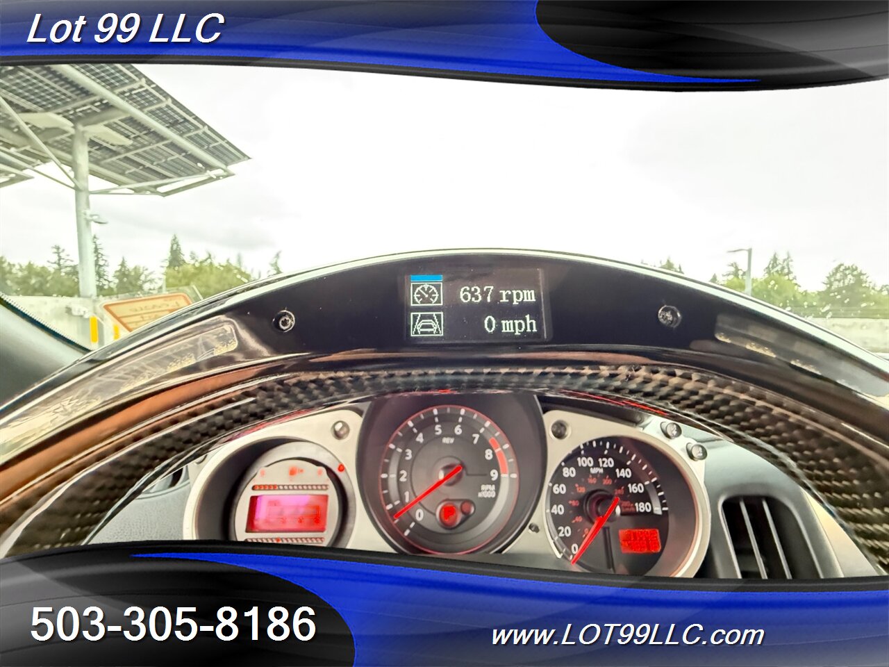 2014 Nissan 370Z Touring 71k Leather Carbon Fiber Navi Cam Spoiler  Carbon Fiber  Hood & Steering Wheel w/Tack - Photo 5 - Milwaukie, OR 97267
