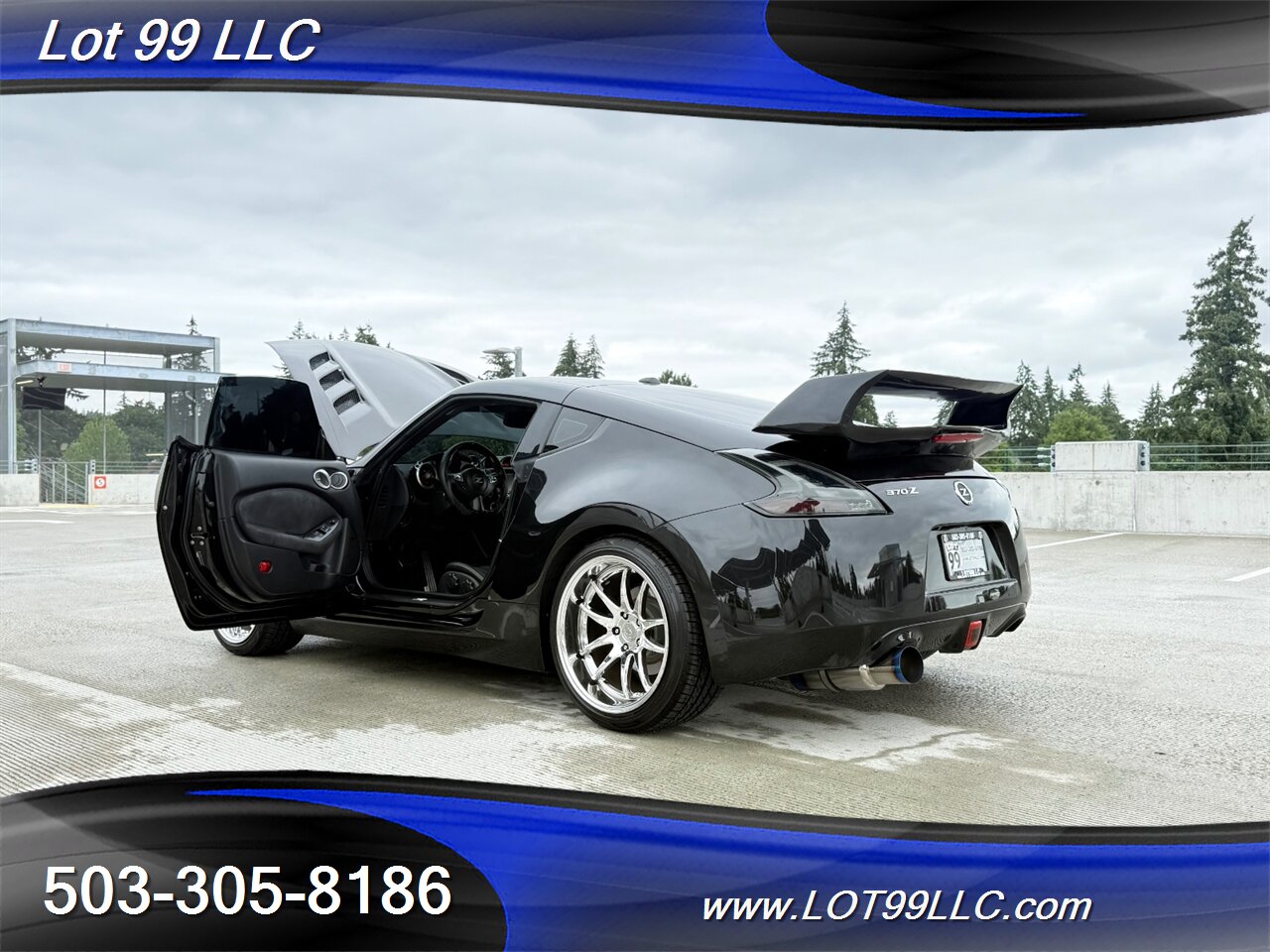 2014 Nissan 370Z Touring 71k Leather Carbon Fiber Navi Cam Spoiler  Carbon Fiber  Hood & Steering Wheel w/Tack - Photo 34 - Milwaukie, OR 97267