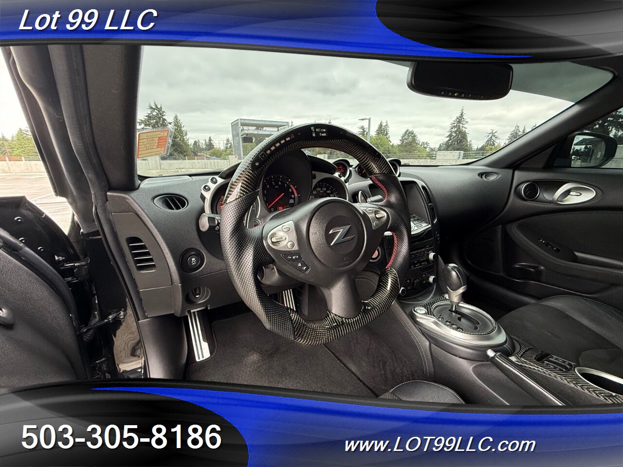 2014 Nissan 370Z Touring 71k Leather Carbon Fiber Navi Cam Spoiler  Carbon Fiber  Hood & Steering Wheel w/Tack - Photo 2 - Milwaukie, OR 97267