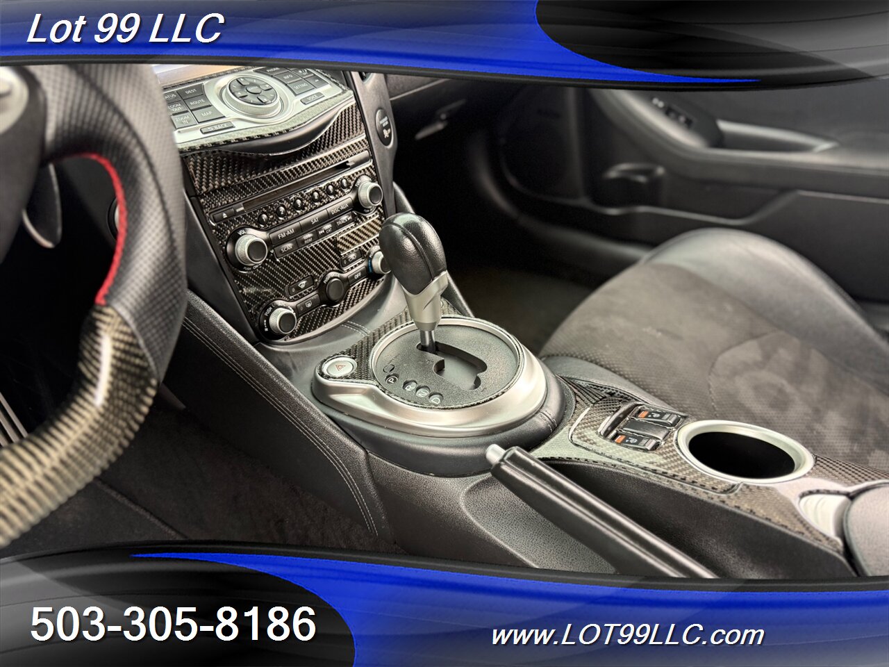 2014 Nissan 370Z Touring 71k Leather Carbon Fiber Navi Cam Spoiler  Carbon Fiber  Hood & Steering Wheel w/Tack - Photo 40 - Milwaukie, OR 97267
