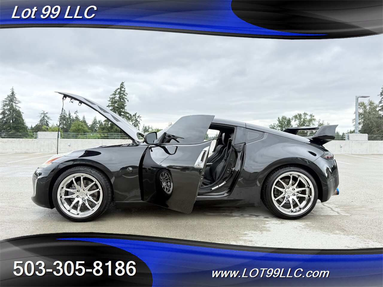 2014 Nissan 370Z Touring 71k Leather Carbon Fiber Navi Cam Spoiler  Carbon Fiber  Hood & Steering Wheel w/Tack - Photo 21 - Milwaukie, OR 97267