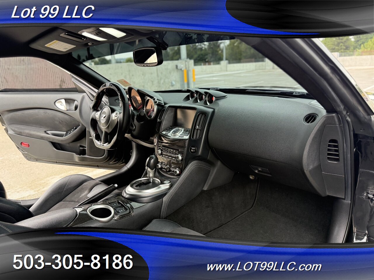 2014 Nissan 370Z Touring 71k Leather Carbon Fiber Navi Cam Spoiler  Carbon Fiber  Hood & Steering Wheel w/Tack - Photo 43 - Milwaukie, OR 97267