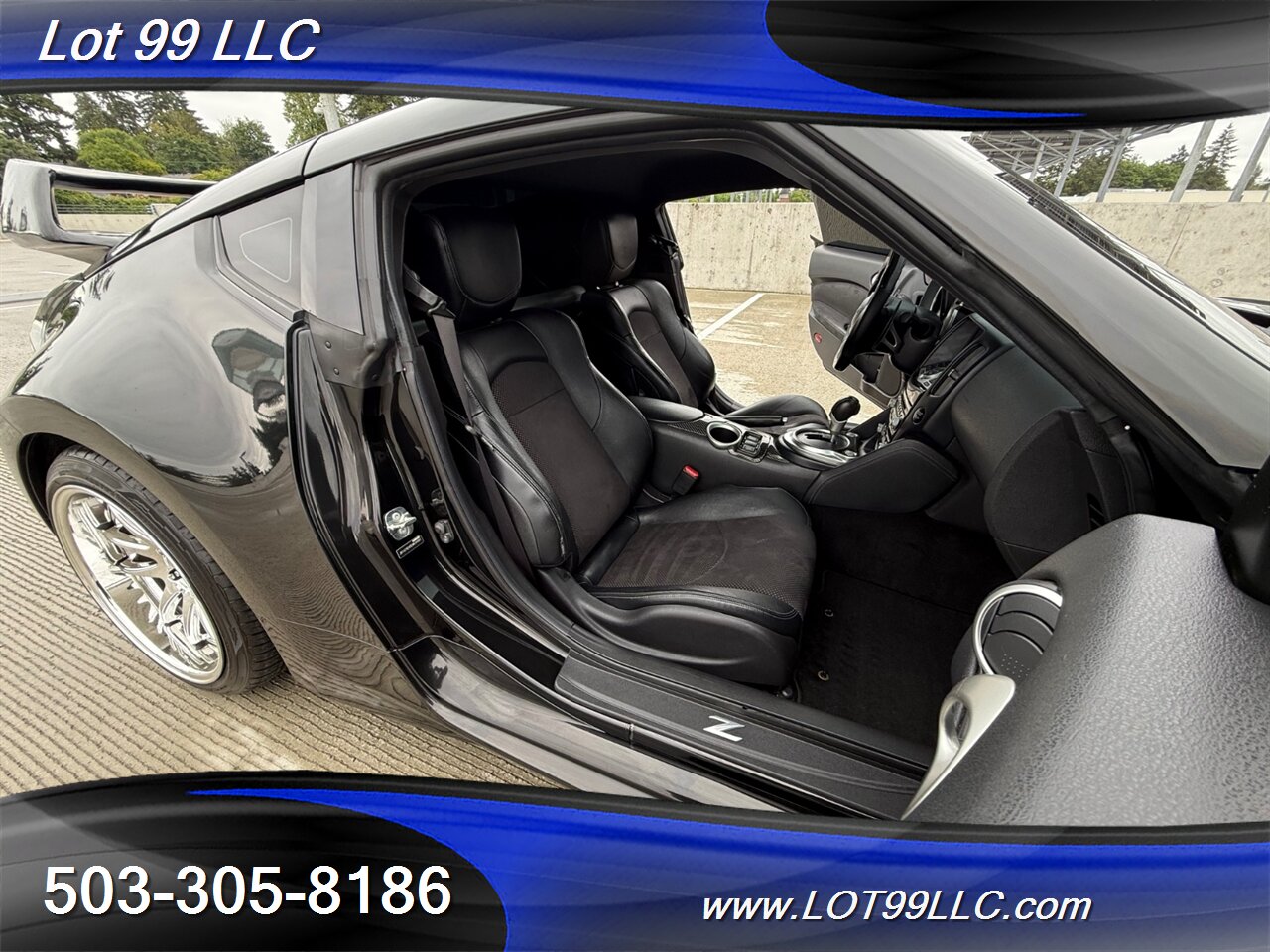 2014 Nissan 370Z Touring 71k Leather Carbon Fiber Navi Cam Spoiler  Carbon Fiber  Hood & Steering Wheel w/Tack - Photo 20 - Milwaukie, OR 97267