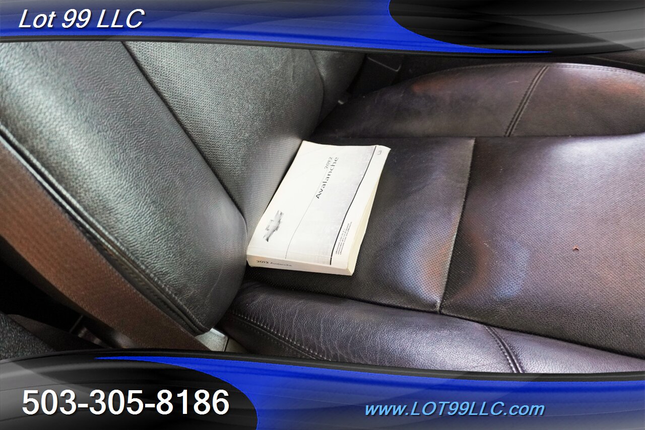 2012 Chevrolet Avalanche LTZ 4X4 V8 5.3L Auto Heated Leather Seats MOON GPS Chrome Wheels Newer Tires - Photo 40 - Milwaukie, OR 97267