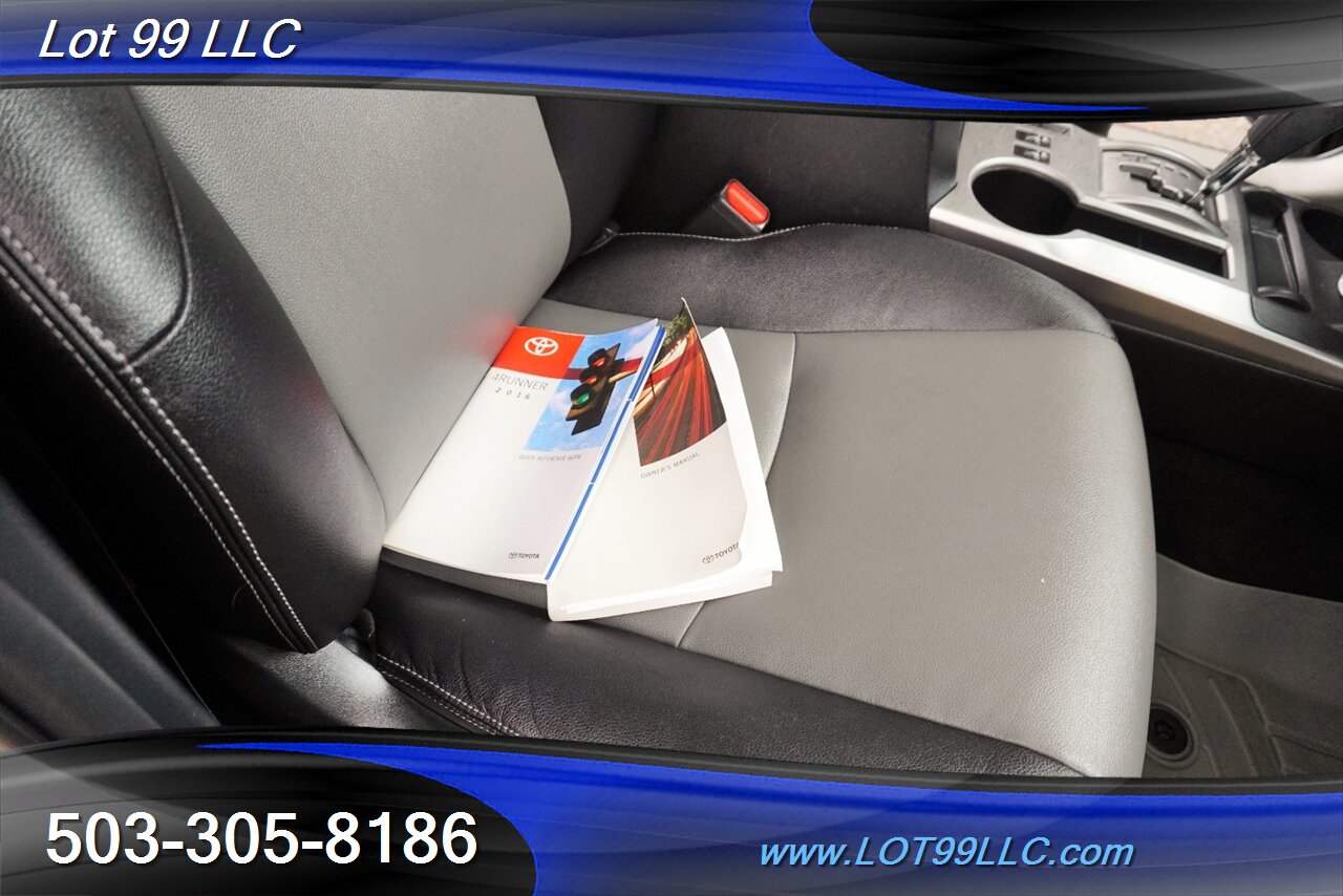 2016 Toyota 4Runner SR5 Premium 4x4 V6 Leather Moon GPS 3 ROW 2 OWNERS - Photo 37 - Milwaukie, OR 97267