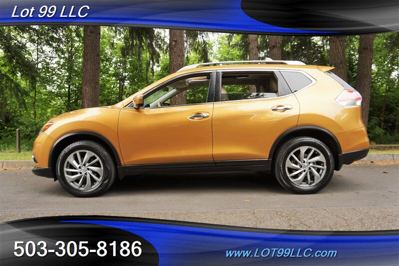 2014 Nissan Rogue SL AWD Only 63k Heated Leather GPS PanoRoof 34 MPG  