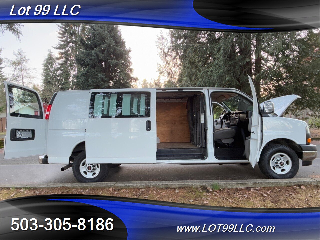 2020 GMC Savana 2500 Extended CARGO VAN 1-Owner  Divider Wall   - Photo 22 - Milwaukie, OR 97267