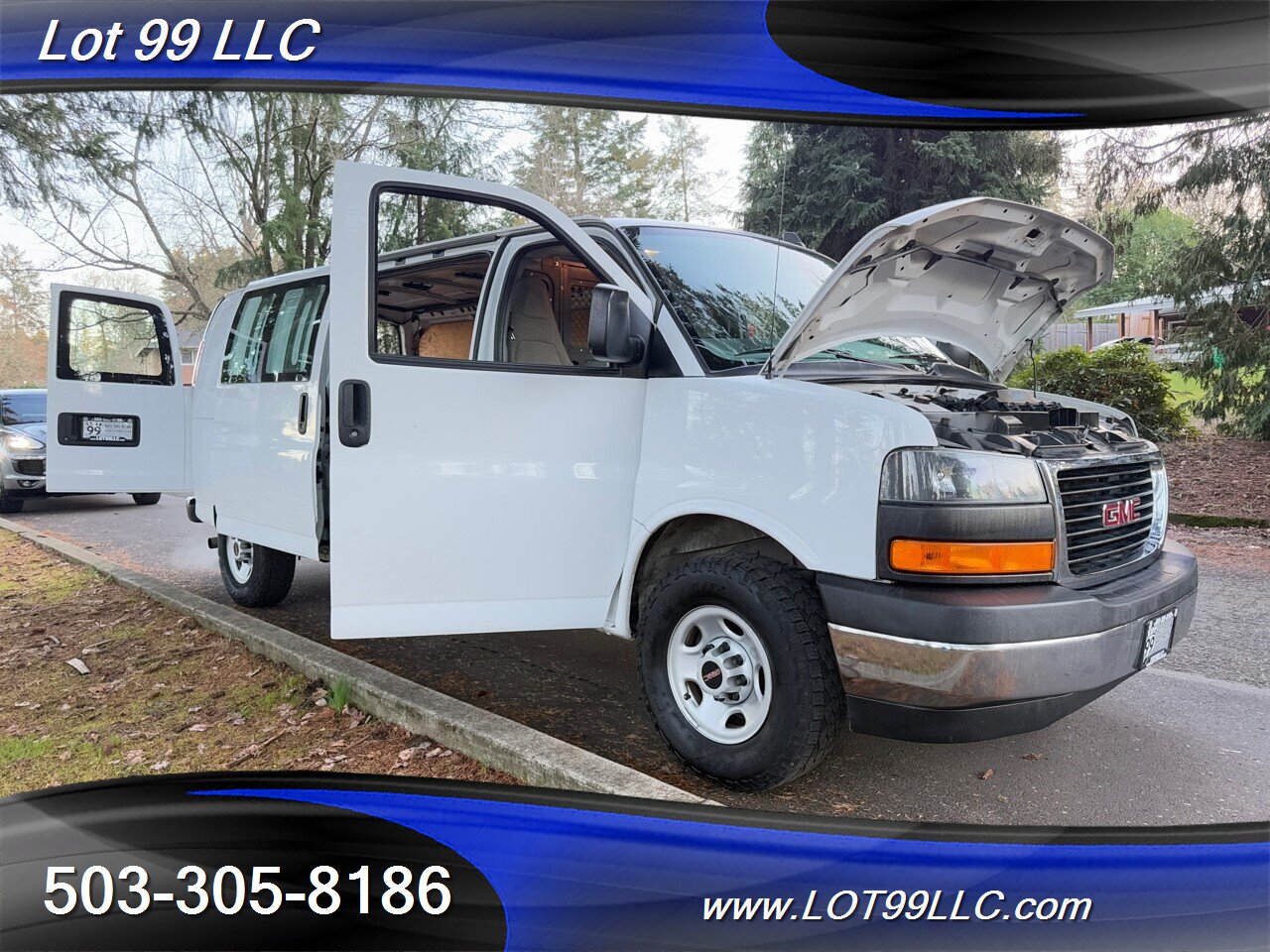 2020 GMC Savana 2500 Extended CARGO VAN 1-Owner  Divider Wall   - Photo 36 - Milwaukie, OR 97267