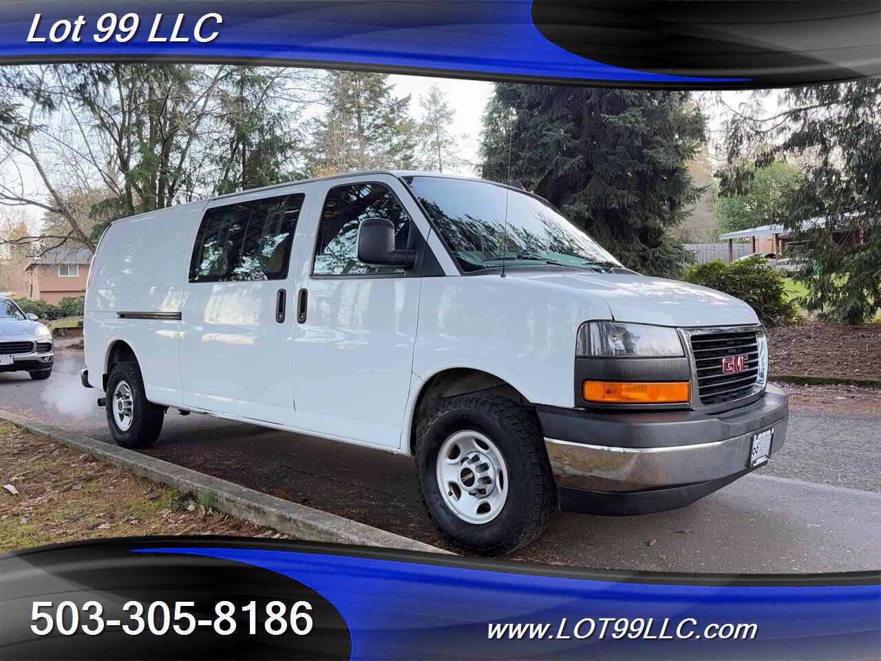 2020 GMC Savana 2500 Extended CARGO VAN 1-Owner  Divider Wall   - Photo 4 - Milwaukie, OR 97267