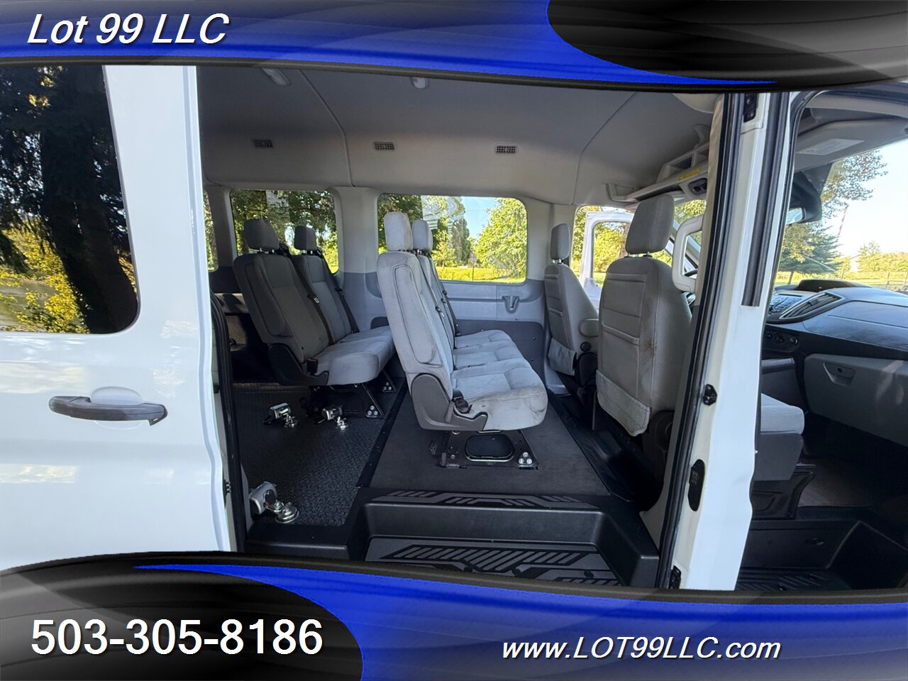 2018 Ford Transit 350 XLT WHEELCHAIR VAN EcoBoost 3.5L Twin Turbo V6 34 " Braun Rear WHEELCHAIR Lift 8 Passenger Van - Photo 7 - Milwaukie, OR 97267