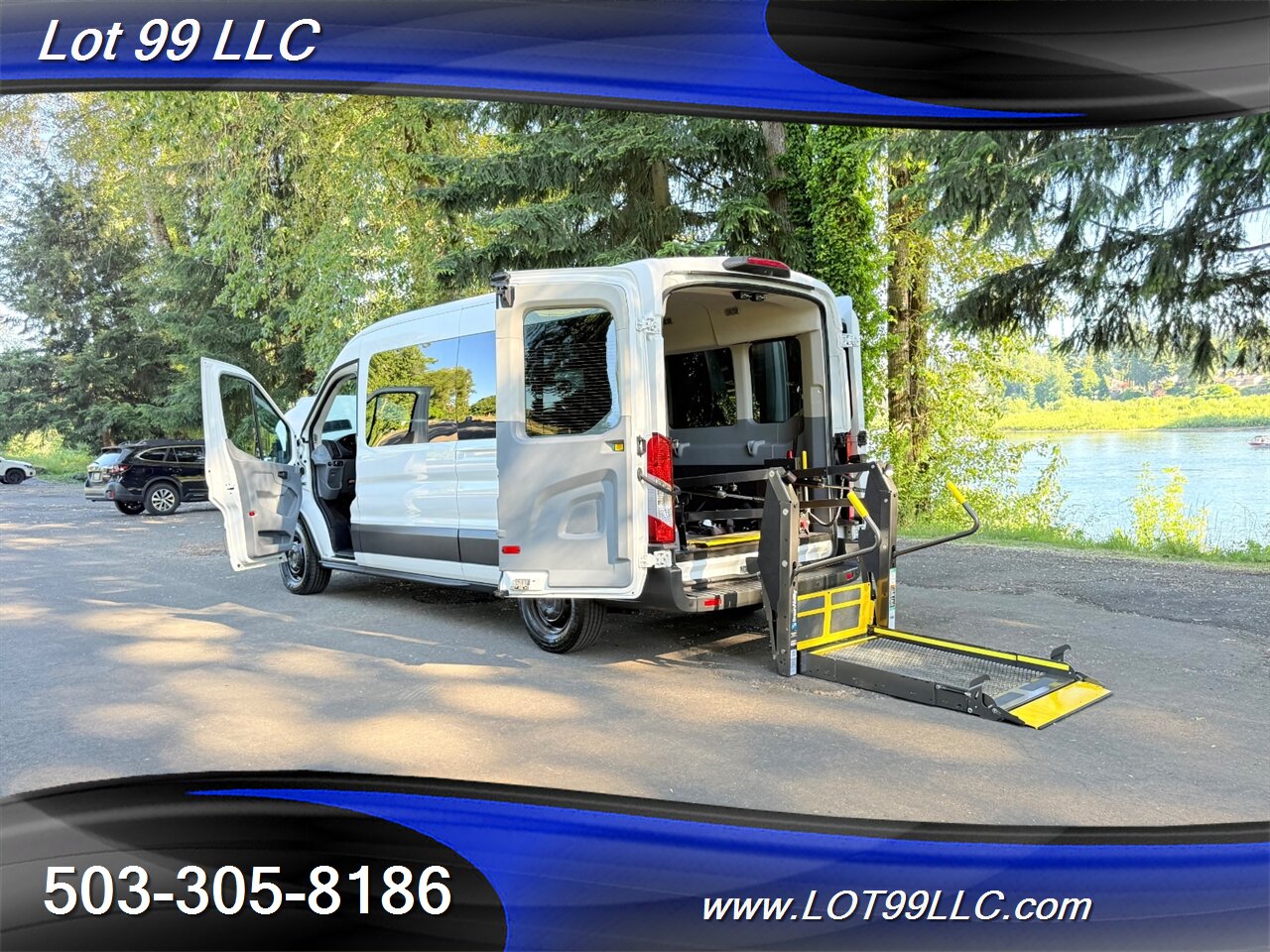 2018 Ford Transit 350 XLT WHEELCHAIR VAN EcoBoost 3.5L Twin Turbo V6 34 " Braun Rear WHEELCHAIR Lift 8 Passenger Van - Photo 38 - Milwaukie, OR 97267