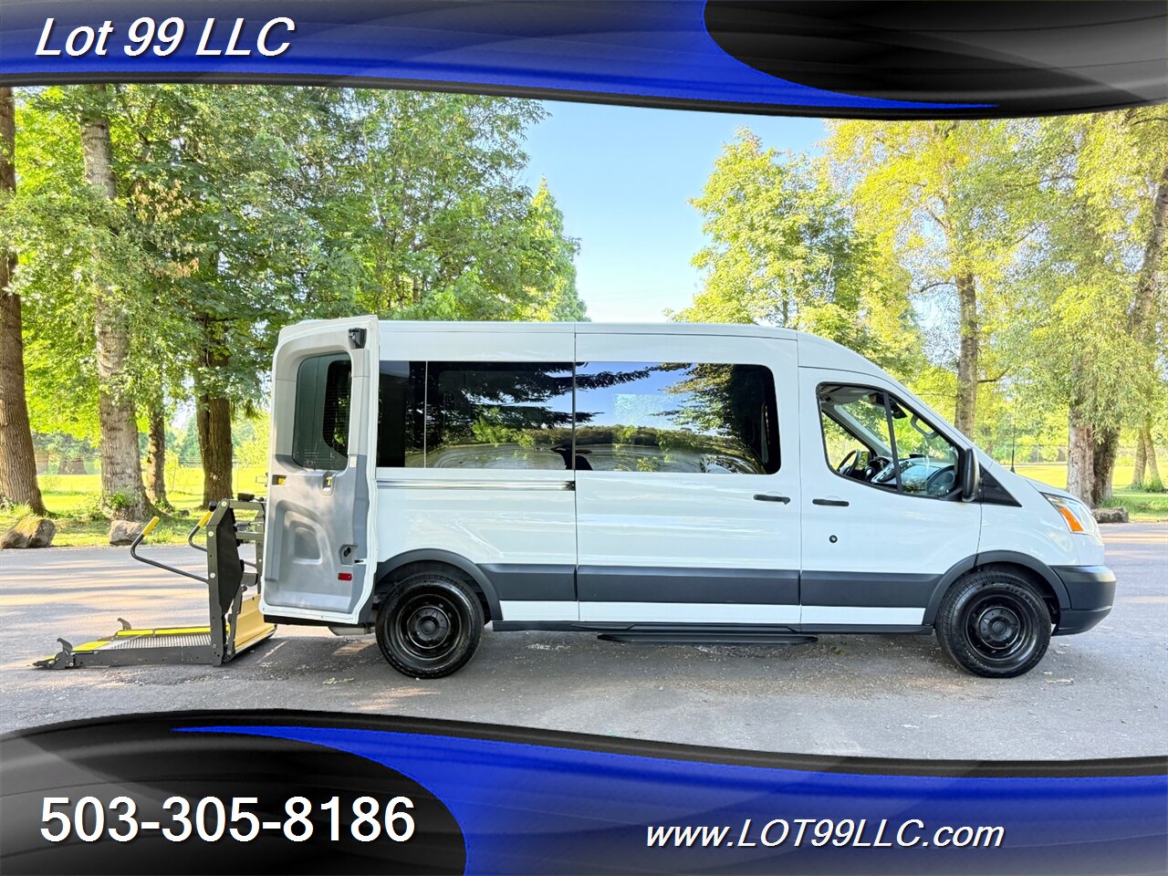 2018 Ford Transit 350 XLT WHEELCHAIR VAN EcoBoost 3.5L Twin Turbo V6 34 " Braun Rear WHEELCHAIR Lift 8 Passenger Van - Photo 28 - Milwaukie, OR 97267