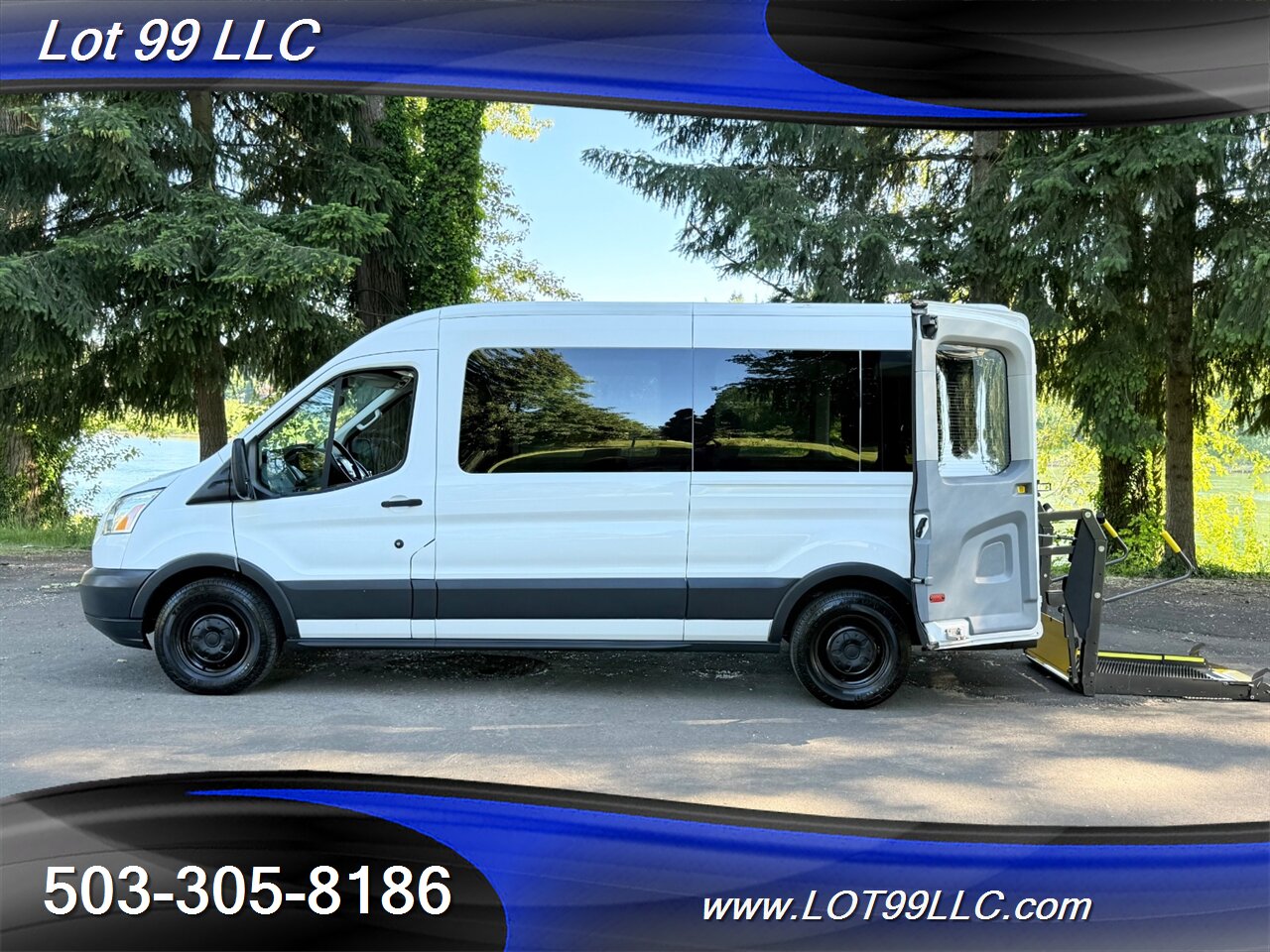 2018 Ford Transit 350 XLT WHEELCHAIR VAN EcoBoost 3.5L Twin Turbo V6 34 " Braun Rear WHEELCHAIR Lift 8 Passenger Van - Photo 27 - Milwaukie, OR 97267