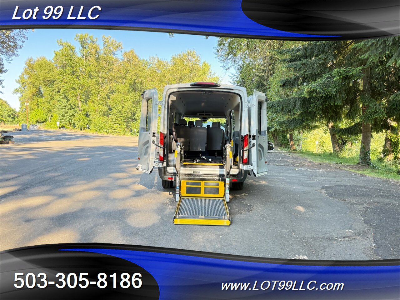 2018 Ford Transit 350 XLT WHEELCHAIR VAN EcoBoost 3.5L Twin Turbo V6 34 " Braun Rear WHEELCHAIR Lift 8 Passenger Van - Photo 37 - Milwaukie, OR 97267