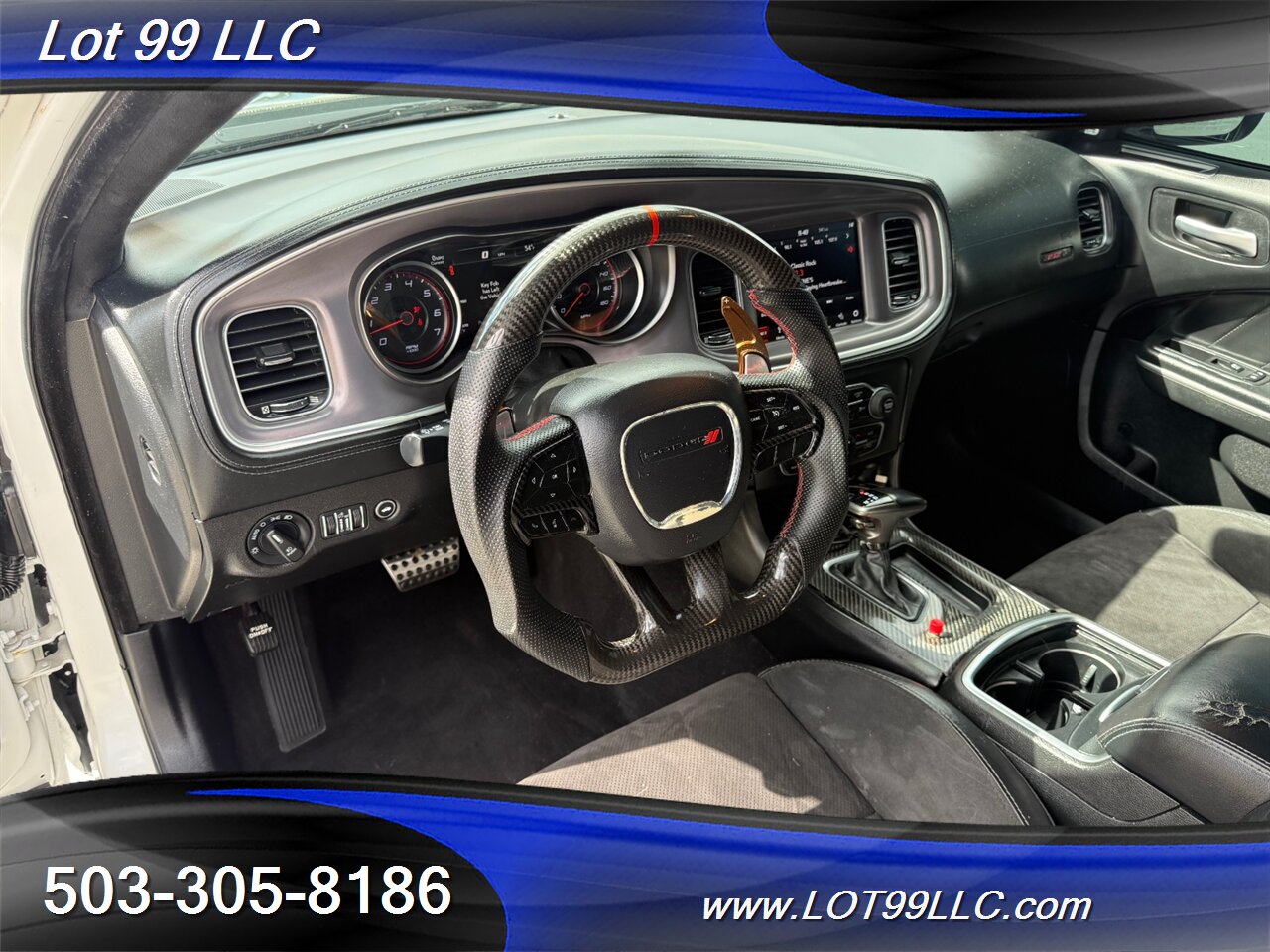 2019 Dodge Charger R/T Scat Pack HEMI 6.4L V8 485hp Carbon Fiber Hood  -Steering Wheel-Mirrors Alcantera Headliner - Photo 9 - Milwaukie, OR 97267