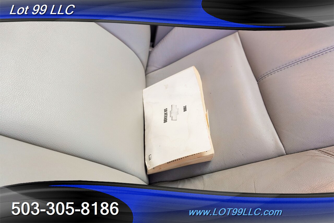 2008 Chevrolet Silverado 2500 HD 4X4 LTZ 6.6L Duramax Heated Leather Short Bed  Premium Wheels Newer Tires - Photo 24 - Milwaukie, OR 97267