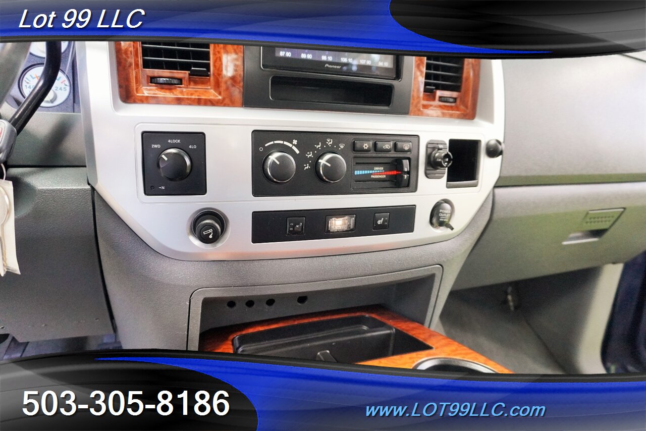 2006 Dodge Ram 2500 Laramie 4X4 MEGA CAB 5.9L CUMMINS 4x4 Moon Roof GP S LIFTED Fuel Wheels BRAND NEW 40X15.5 20 OFF ROAD TIRES WINCH - Photo 21 - Milwaukie, OR 97267