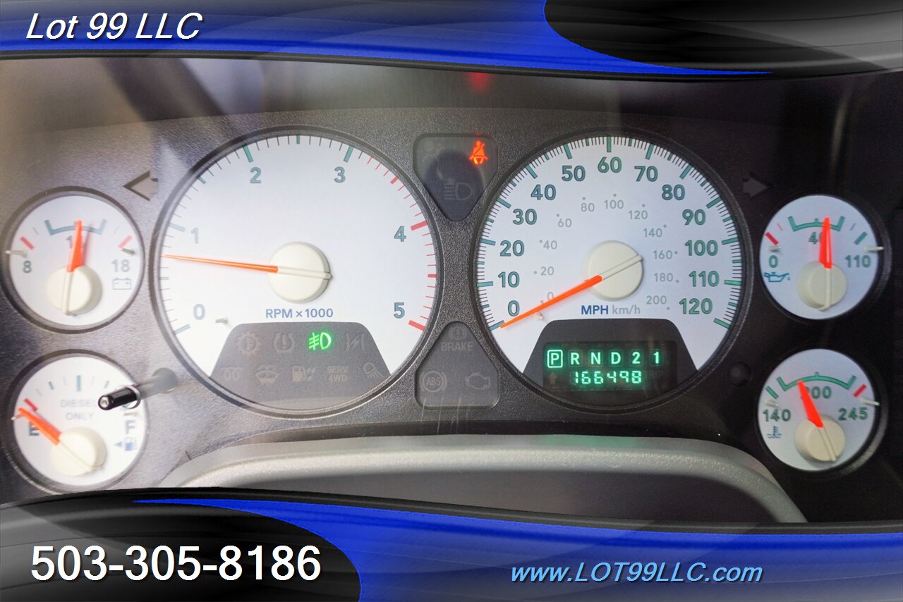 2006 Dodge Ram 2500 Laramie 4X4 MEGA CAB 5.9L CUMMINS 4x4 Moon Roof GP S LIFTED Fuel Wheels BRAND NEW 40X15.5 20 OFF ROAD TIRES WINCH - Photo 19 - Milwaukie, OR 97267