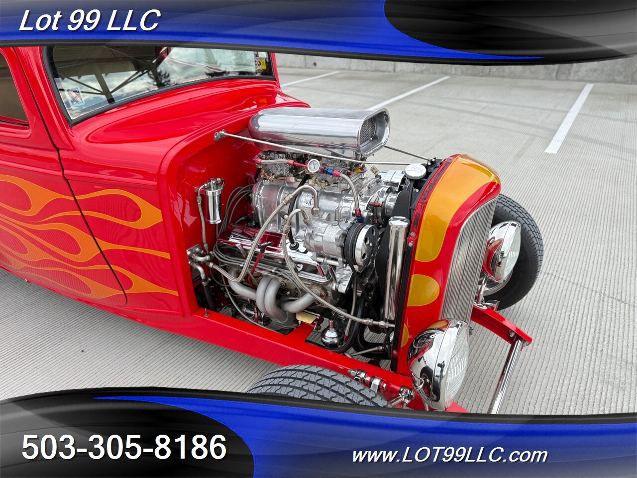 1932 Ford COUPE 350 6-71 BDS Blower Vintage Air AC Suicide Doors  Flames - Photo 18 - Milwaukie, OR 97267