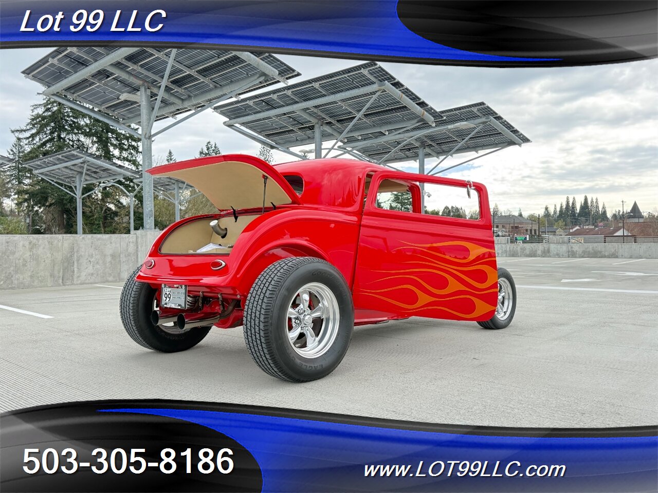 1932 Ford COUPE 350 6-71 BDS Blower Vintage Air AC Suicide Doors  Flames - Photo 29 - Milwaukie, OR 97267