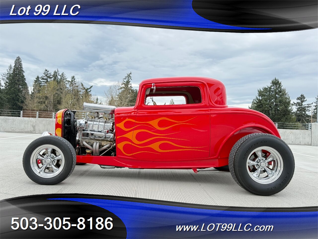 1932 Ford COUPE 350 6-71 BDS Blower Vintage Air AC Suicide Doors  Flames - Photo 1 - Milwaukie, OR 97267