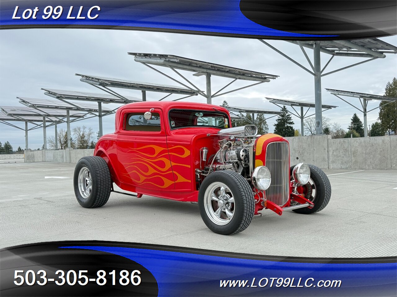 1932 Ford COUPE 350 6-71 BDS Blower Vintage Air AC Suicide Doors  Flames - Photo 5 - Milwaukie, OR 97267