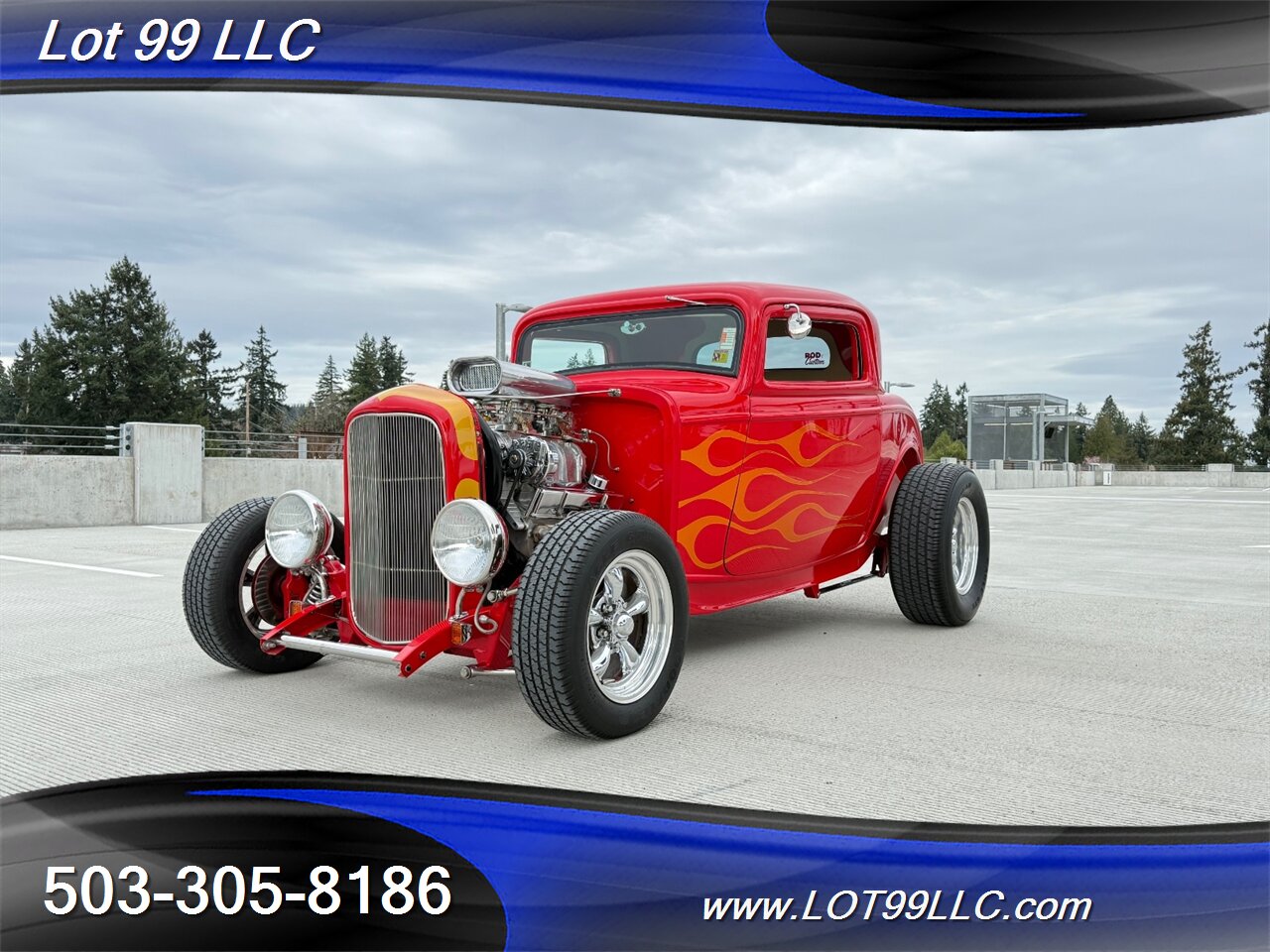 1932 Ford COUPE 350 6-71 BDS Blower Vintage Air AC Suicide Doors  Flames - Photo 3 - Milwaukie, OR 97267