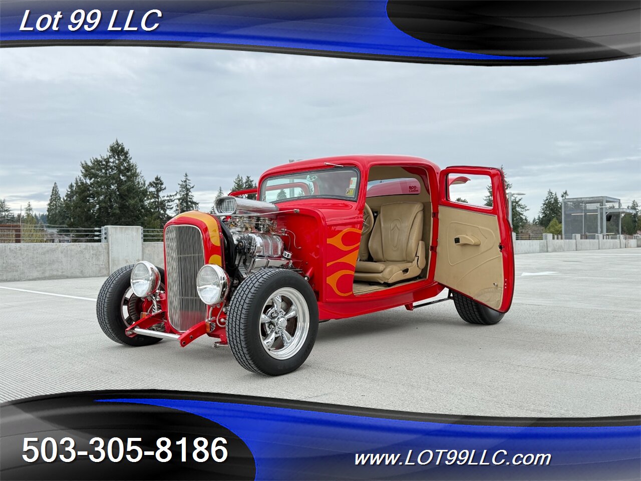 1932 Ford COUPE 350 6-71 BDS Blower Vintage Air AC Suicide Doors  Flames - Photo 14 - Milwaukie, OR 97267