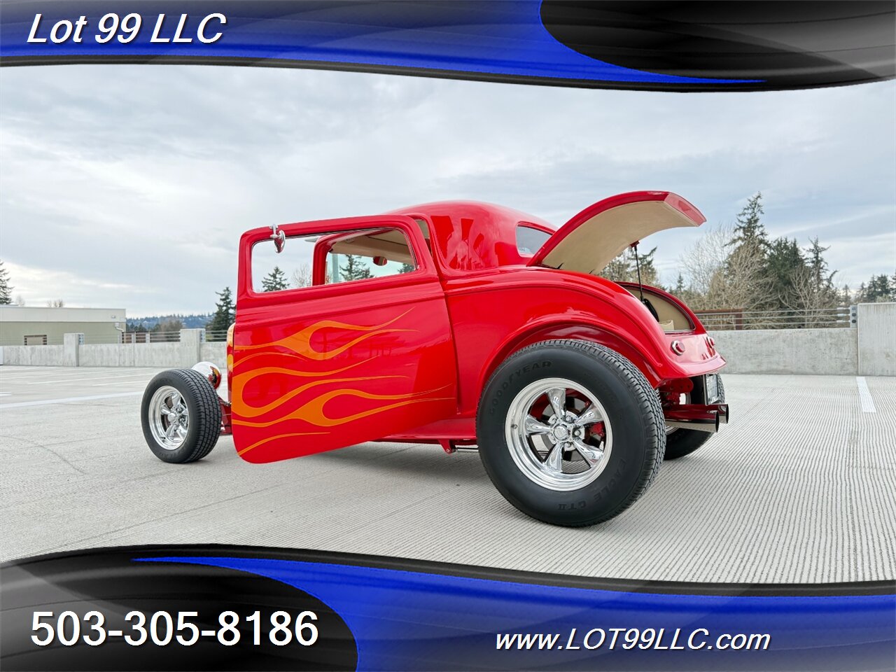 1932 Ford COUPE 350 6-71 BDS Blower Vintage Air AC Suicide Doors  Flames - Photo 31 - Milwaukie, OR 97267